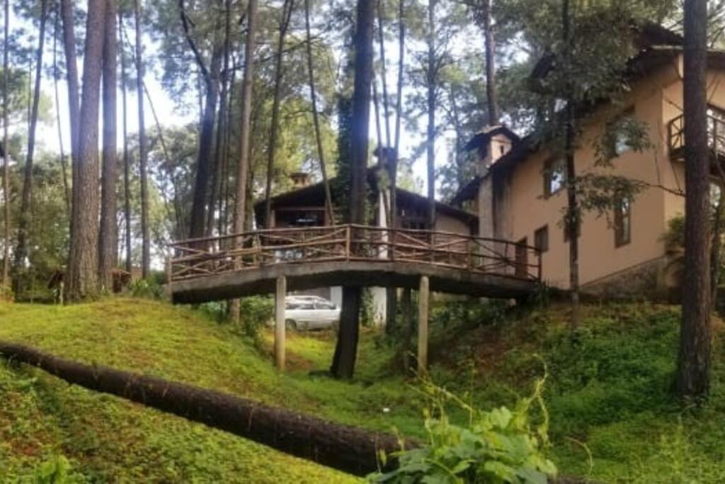 Cabaña rustica a 1km de cascada Mazamitla Exterior foto